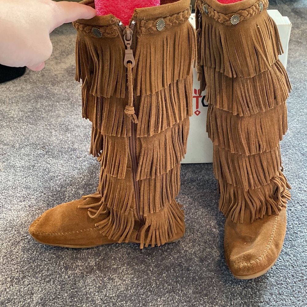 Tall Fringe Minnetonkas - Picture 2 of 6